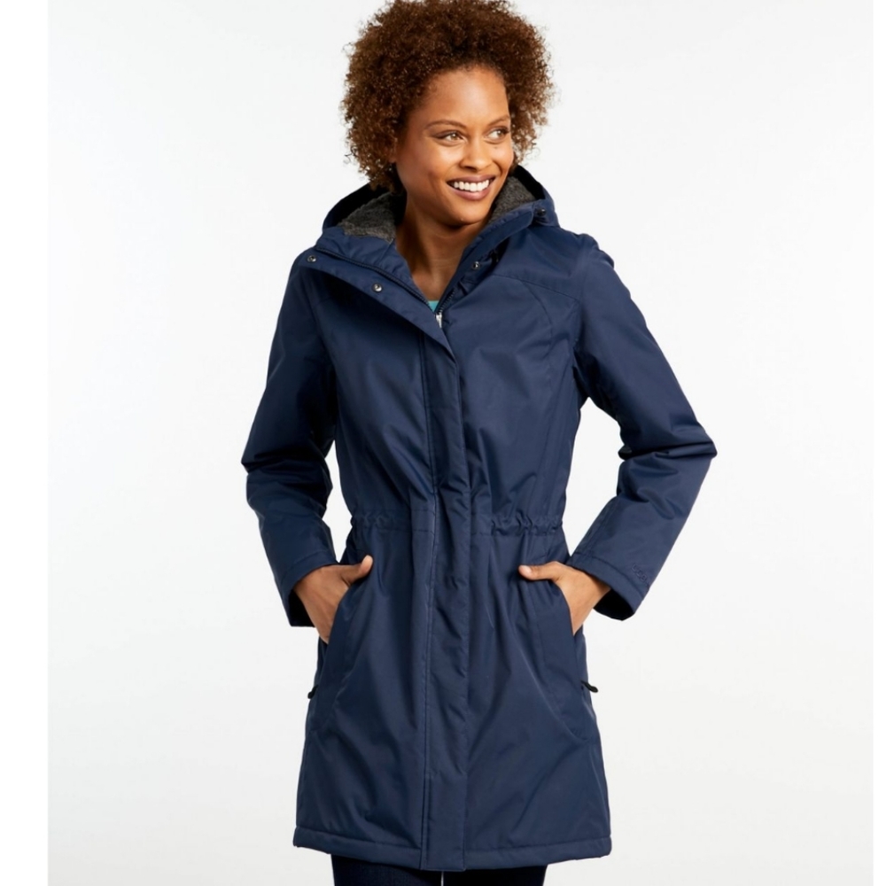 L.L. Bean Purple Women's Winter Warmer Coat xl